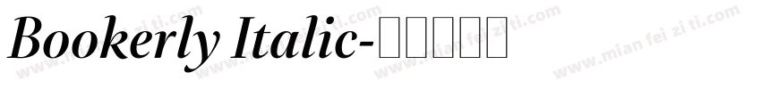 Bookerly Italic字体转换